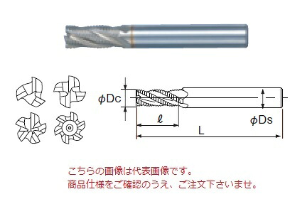 【ポイント5倍】不二越 (ナチ) ハイスエンドミル SGFRERS9 (SG-FAX ラフィングエンドミルレギュラレングスショート)