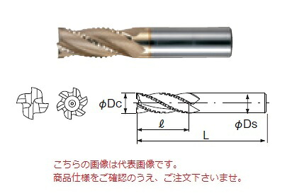 【尖んがり5倍】不二越 (ナチ) ハイスエンドミル SGHV4 (SG-FAX 甚だしい)
