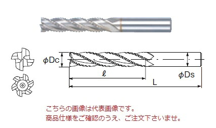 【尖んがり10倍】不二越 (ナチ) ハイスエンドミル SGLHV32 (SG-FAX 甚だしいロング)
