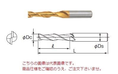 【ポイント10倍】不二越 (ナチ) ハイスエンドミル SL2GE22 (G ロングエンドミル 2枚刃)
