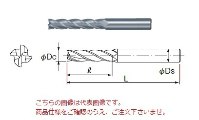 不二越 (ナチ) ハイスエンドミル SL4SE28 (スパーハードロング 4枚刃)
