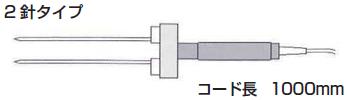 【ポイント10倍】FUSO(フソー) K熱電対温度センサ（ミニオメガプラグ付） LP-36