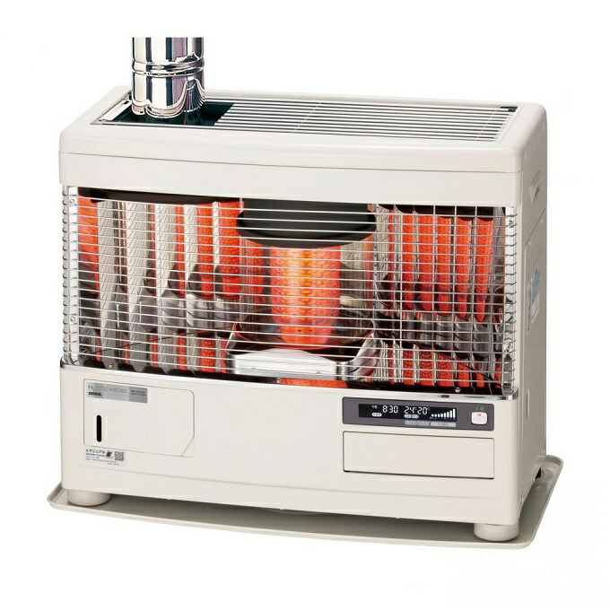 楽天市場】【直送品】 サンポット 石油ストーブ UFH-6432UKF E (W) FF 