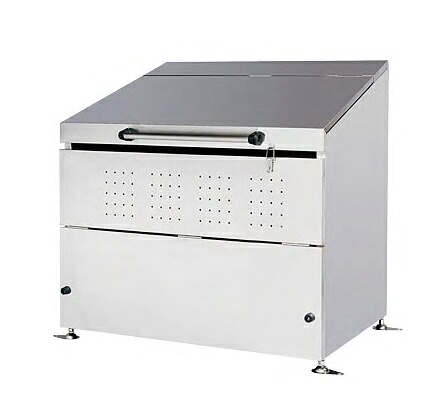 【尖んがり10倍】【直送品】 緑であること生存期間 ステンレスダストボックス DB-600L 精神的な統合式 (ダンパー付き添い人) 【大型】