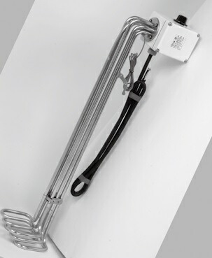【尖んがり10倍】【直送品】 八光電機 温調付投込み暖房器 三相200V ステンレス鋼カクテルドレス印字機 BCS3075 (01530540)