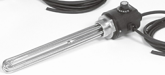 【ポイント5倍】【直送品】 八光電機 温調付プラグヒーター(ステンレスシースタイプ) SPW4050 (1542020)