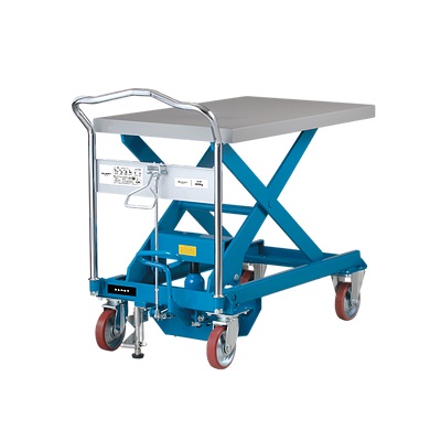 【ポイント10倍】【直送品】 花岡車輌 スチール製リフト台車 ダンディリフト UDA-800 足踏み式 【特大・送料別】