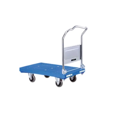 【直送品】 花岡車輌 プラスチック製台車 ダンディ UPA-LSC 折りたた式 【特大・送料別】