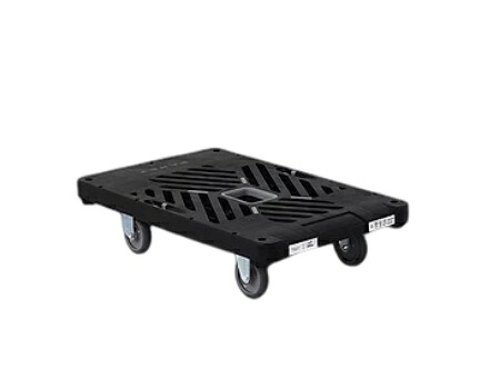 【ポイント10倍】【直送品】 花岡車輌 プラ台車 ダンディX XA-F フラット 【特大・送料別】