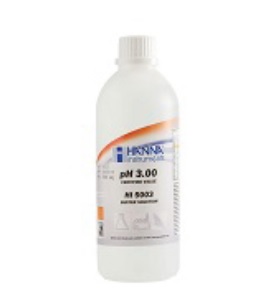 【ポイント10倍】ハンナ pH3.00標準液 ボトル入り HI 5003 (HI5003) (テクニカルタイプ)|道具屋さん店