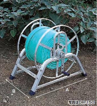 【ポイント10倍】【直送品】 ハラックス マキ太郎 アルミ製 ホース巻取器 DR-50 φ8.5動噴ホース用 19,455円