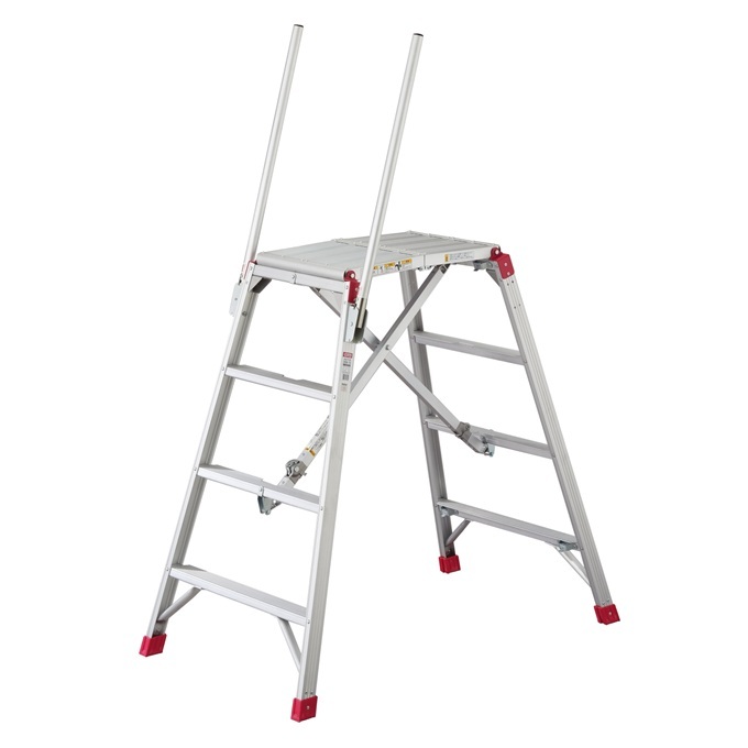 【尖んがり5倍】【直送品】 長谷川産業 ハセガワ 可搬式作業台 お立ち台 DSK-15S (10097) 【大型】