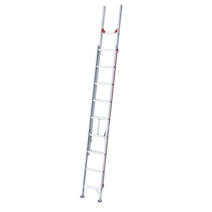 【ポイント10倍】【直送品】 長谷川工業 ハセガワ 2連はしご　ラクノリ LT2-79a (10402) 【大型】｜道具屋さん店