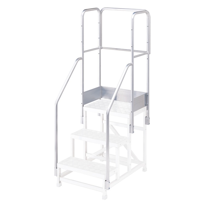 【ポイント10倍】【直送品】 長谷川工業 ハセガワ DBG4専用フルセット手すり DBG1.0-T4F110 (17142) 《作業台オプション》