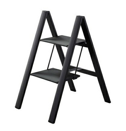 【尖んがり10倍】【直送品】 長谷川製作 ハセガワ 踏台 か細い足付き SJ-2d (BK) (17406) 黒いこと 【大型】 DIY・工具-花・ガーデン・DIY