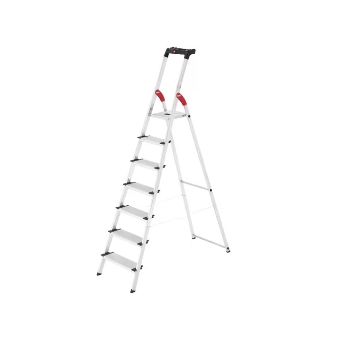 【直送品】 長谷川工業 ハセガワ 上枠付踏台 L80-7 (17776) 【大型】|道具屋さん店