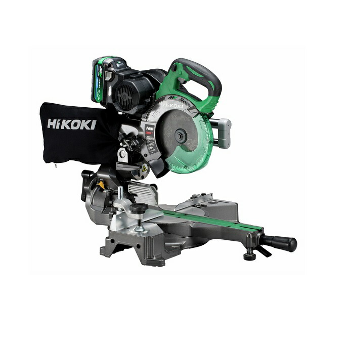 【ポイント10倍】【直送品】 HiKOKI 36V コードレス卓上スライド丸のこ C3606DRB (K) (XPSZ) (57801662) 【大型】