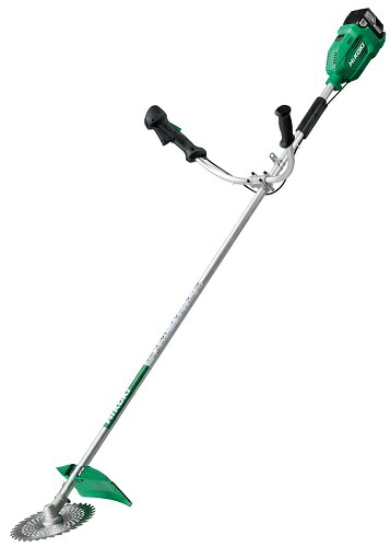 【尖んがり10倍】【直送品】 HiKOKI 18V コードレス刈払機 CG18DA (JC) (57802671) 両手手持ち部分 【大型】
