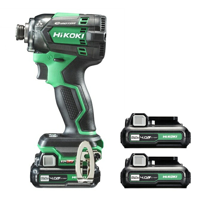 【分量制限事項 排他的権利付き添い人】 HiKOKI 10.8V コードレスインパクトドライバ WH12DCA (2LS) (57802960) アグレッシブグリーン DIY・工具-花・ガーデン・DIY