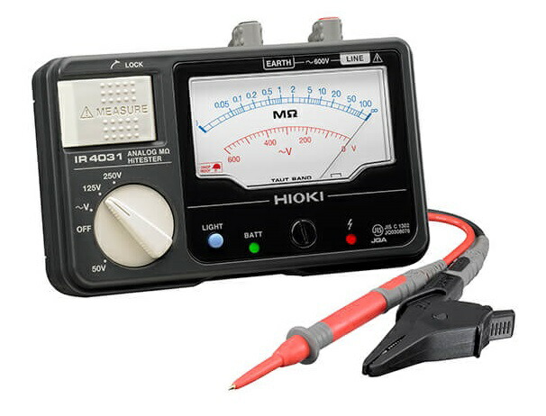 日置電機 アナログメグオームハイテスタ IR4031-11 (取り替えっこ付き添い人先んじる属する)