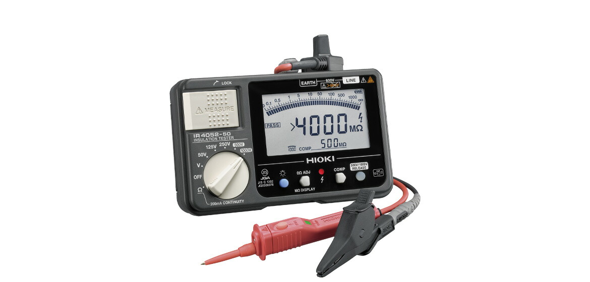 日置 (HIOKI) 絶縁抵抗計 IR4052-91