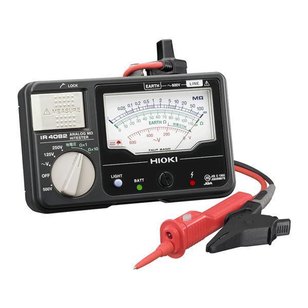 【ポイント10倍】日置 (HIOKI) アナログメグオームハイテスタ IR4082-11 (スイッチ付きリード付属) 42,768円