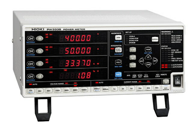 【ポイント5倍】日置電機 パワーメータ PW3336-02 (2ch・D/A出力付)|道具屋さん店