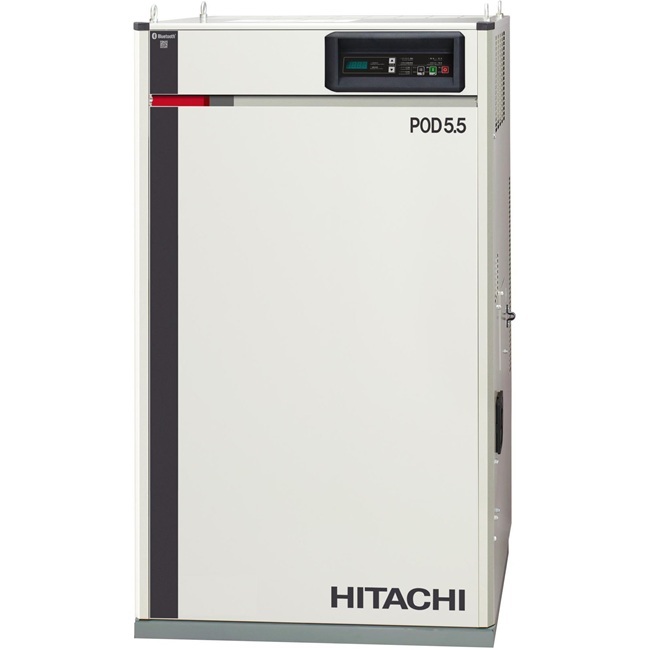 【ポイント10倍】【直送品】 日立 オイルフリーパッケージベビコン POD-5.5MR6 ドライヤー内蔵 60Hz 《コンプレッサー》 【大型】
