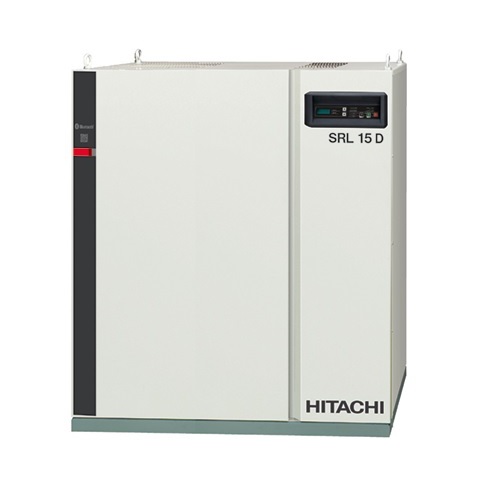 【直送品】 日立 オイルフリースクロール圧縮機 SRL-15DMNA5 ドライヤー内蔵 50Hz 《コンプレッサー》 【大型】