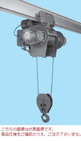 【直送品】 日立 普通形ホイスト Vシリーズ 0.5t/揚程 6m (1/2M-T65) (電動トロリ付) 【特大・送料別】
