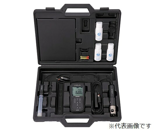 堀場製作所 ポータブル型水質計(pHスタンダード電極セット) D-220P-S-K (3200834826) (JQA検定付き)｜道具屋さん店