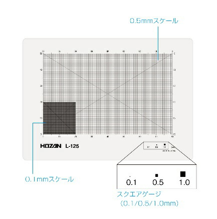 【尖んがり10倍】ホーザン 規模居敷き L-125