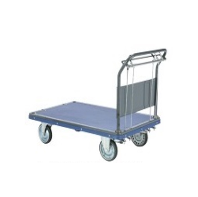 【ポイント10倍】【直送品】 石川製作所(アイケーキャリー) ハンドブレーキ付台車 502HBS-4 【大型】|道具屋さん店