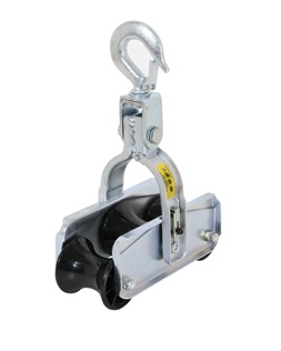 【ポイント5倍】【直送品】 育良精機 三連金車 ISK-3WH (10161) 【法人向け・個人宅配送不可】