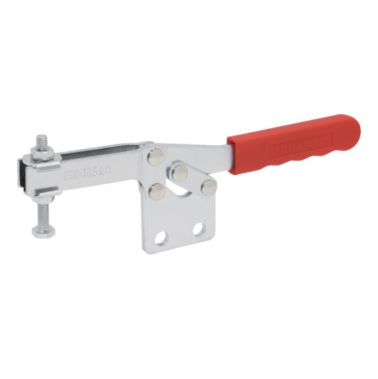 【直送品】 育良精機 トグルクランプ 下方押え型・水平ハンドル ISK-38S大0 (31206) 【法人向け・個人宅配送不可】