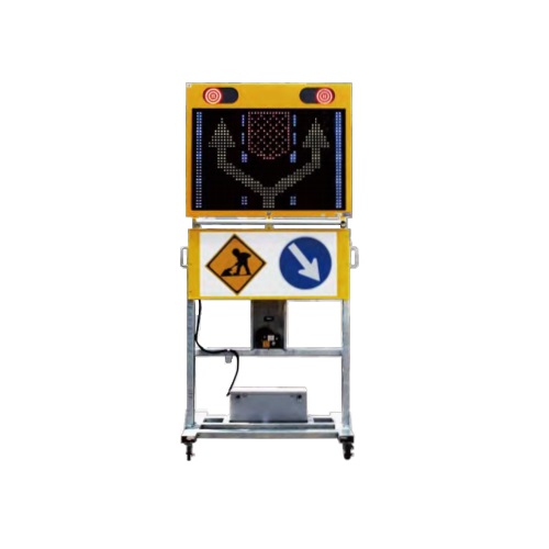 【直送品】 インフォメックス松本 ソーラー式LED標示機 (横型3文字×2段/昇降式/カラー) IGM635HCS 【受注生産品】 【大型】
