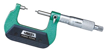 【ポイント5倍】INSIZE スプラインマイクロメータ 3233-25BA
