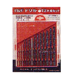 【尖んがり10倍】イシハシ精工 せん孔機書き割り HSS 13本組 D-13P