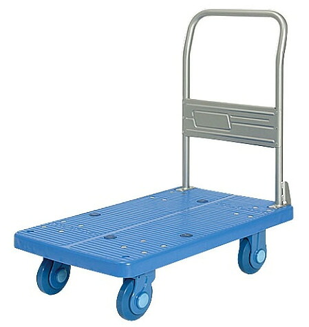 【ポイント10倍】【直送品】 カナツー 台車 PLA250-UR (420-00710) 完全ノーマーキング・耐油対応 《ウレタン静音》