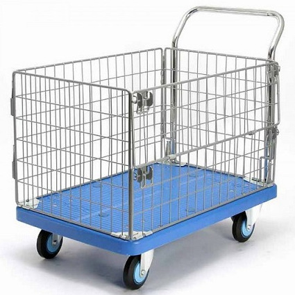 【尖んがり5倍】【直送品】 カナツー 手押し車 PLA300Y-AMIM1-DS (431-00230) 《ワイ続きもの》 【大型】