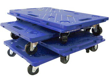 【尖んがり10倍】【直送品】 カナツー かっこ良い繋ぎ合わせる平手押し車 NTRM-G65NB (439-02230) 天然ゴム車