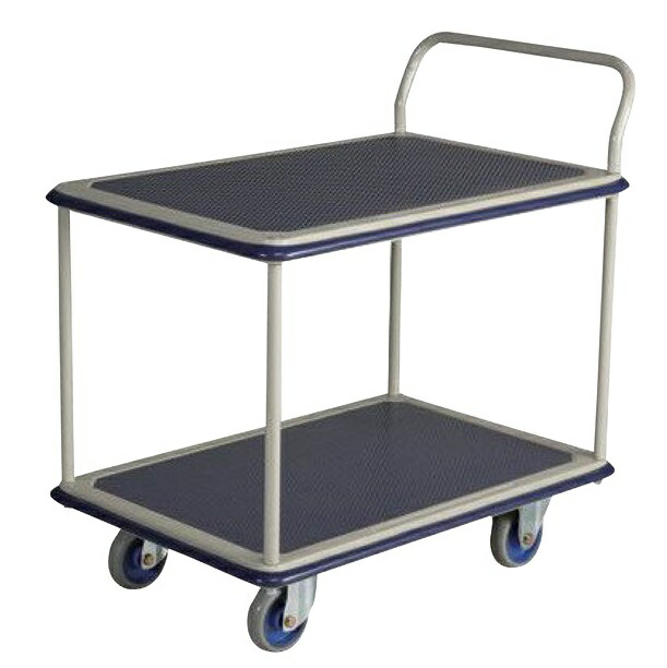 【ポイント5倍】【直送品】 金沢車輌 大型スチール台車 ２段 NHT-304 【大型】