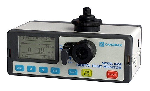 【尖んがり10倍】日本カノマックス (KANOMAX) 光猥雑な状態式デジタル粉じん計 MODEL 3432