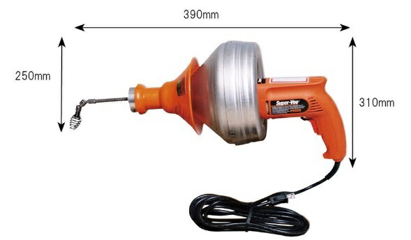 【ポイント5倍】【直送品】 カンツール 電動ハンディロッダーPH-20R＋SW0610 PH-20R-3 《清掃機器》