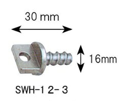 【直送品】 カン手道具 牡カップリングφ12粍導線用 SWH-12-3