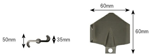 【尖んがり5倍】【直送品】 カン手道具 S字截断機φ60粍 SWH-72