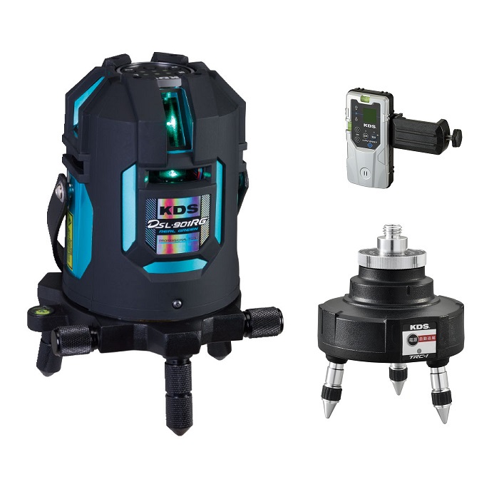 【ポイント5倍】【直送品】 ムラテックKDS ミントグリーンレーザー墨出器 DSL-901RGN TRC SET (本体+トラッキングベースセットTRC-1SET)|道具屋さん店