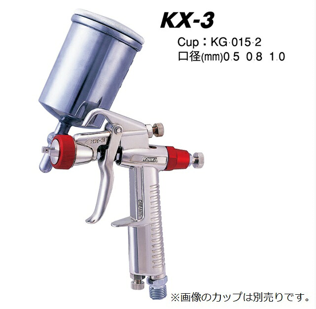 【ポイント10倍】近畿製作所 小型スプレーガン KX-3-05 (カップ別売)