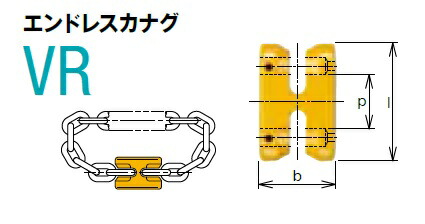 【ポイント5倍】【直送品】 キトー エンドレスカナグ VR2100 《キトーチェンスリング100【カナグ部材】(ピンタイプ)》|道具屋さん店