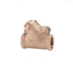 【ポイント5倍】キッツ (KITZ) Y型スイングチャッキバルブ 125型 YR 25A (1B) 《青銅・黄銅》